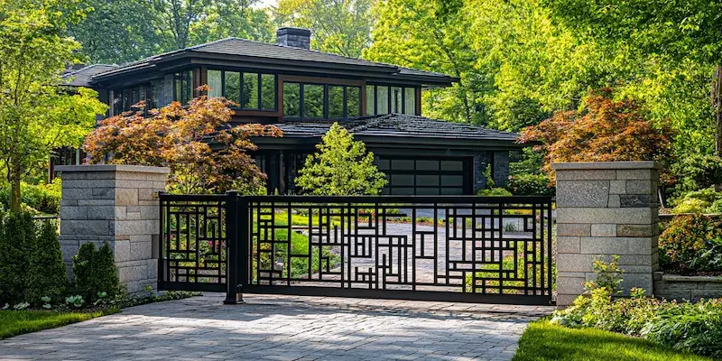 Moderne Zäune Polen