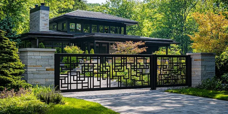 Design-Zäune aus Polen