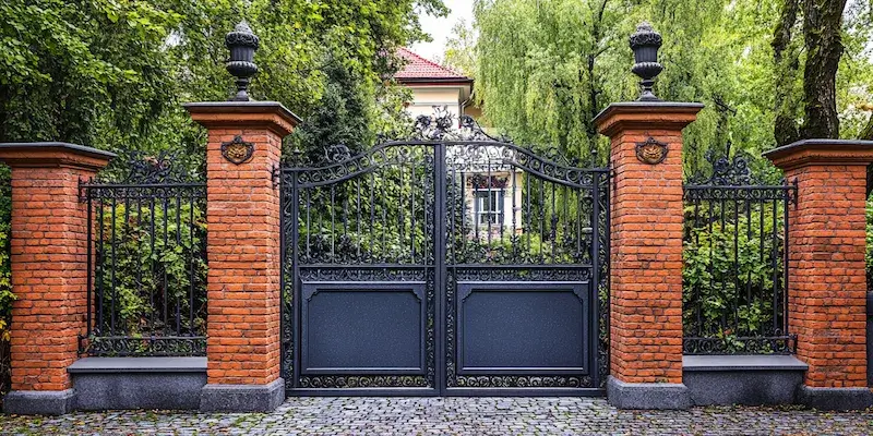 Gartenzaun Metall Polen